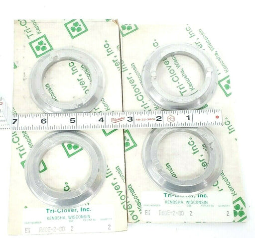 LOT OF 4 NEW TRI-CLOVER EK R60E-2-80-2 SEAL PUMP RINGS R60E2802