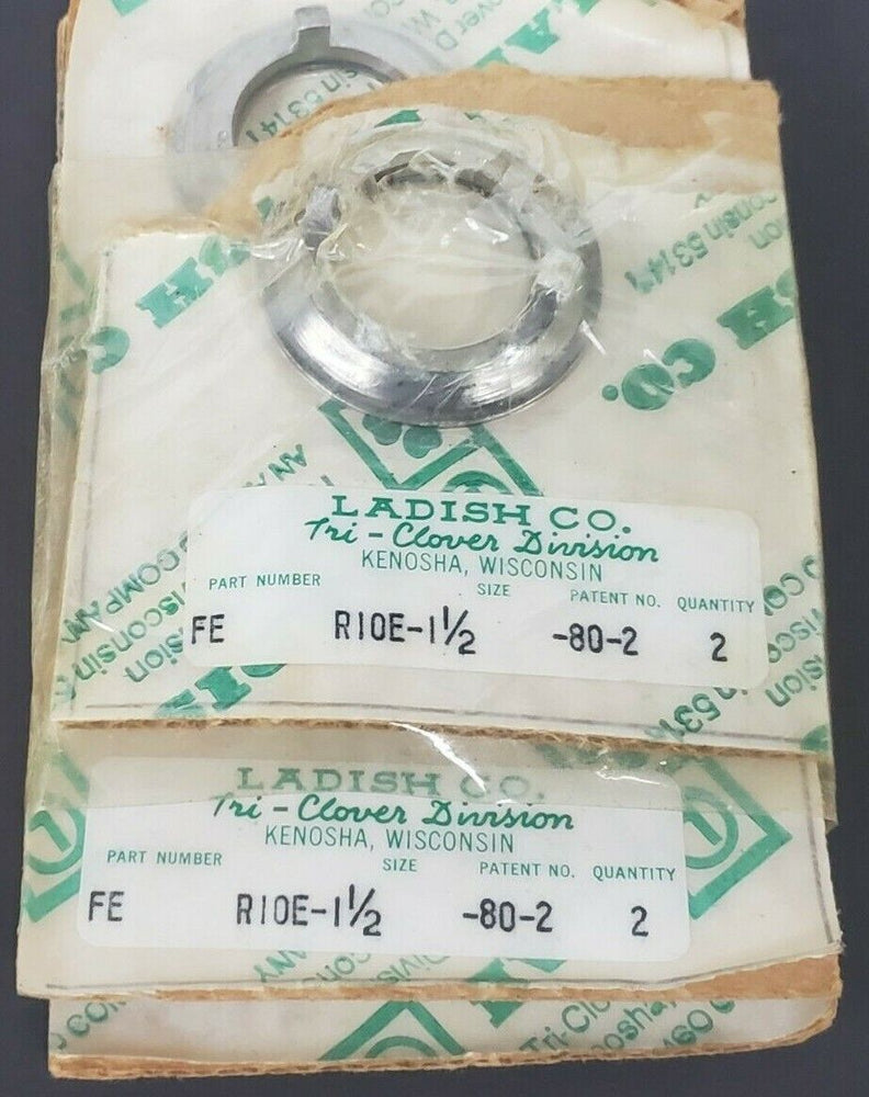 LOT OF 3 NEW TRI-CLOVER FE R10E-1-1/2-80-2 SEAL PUMP RINGS
