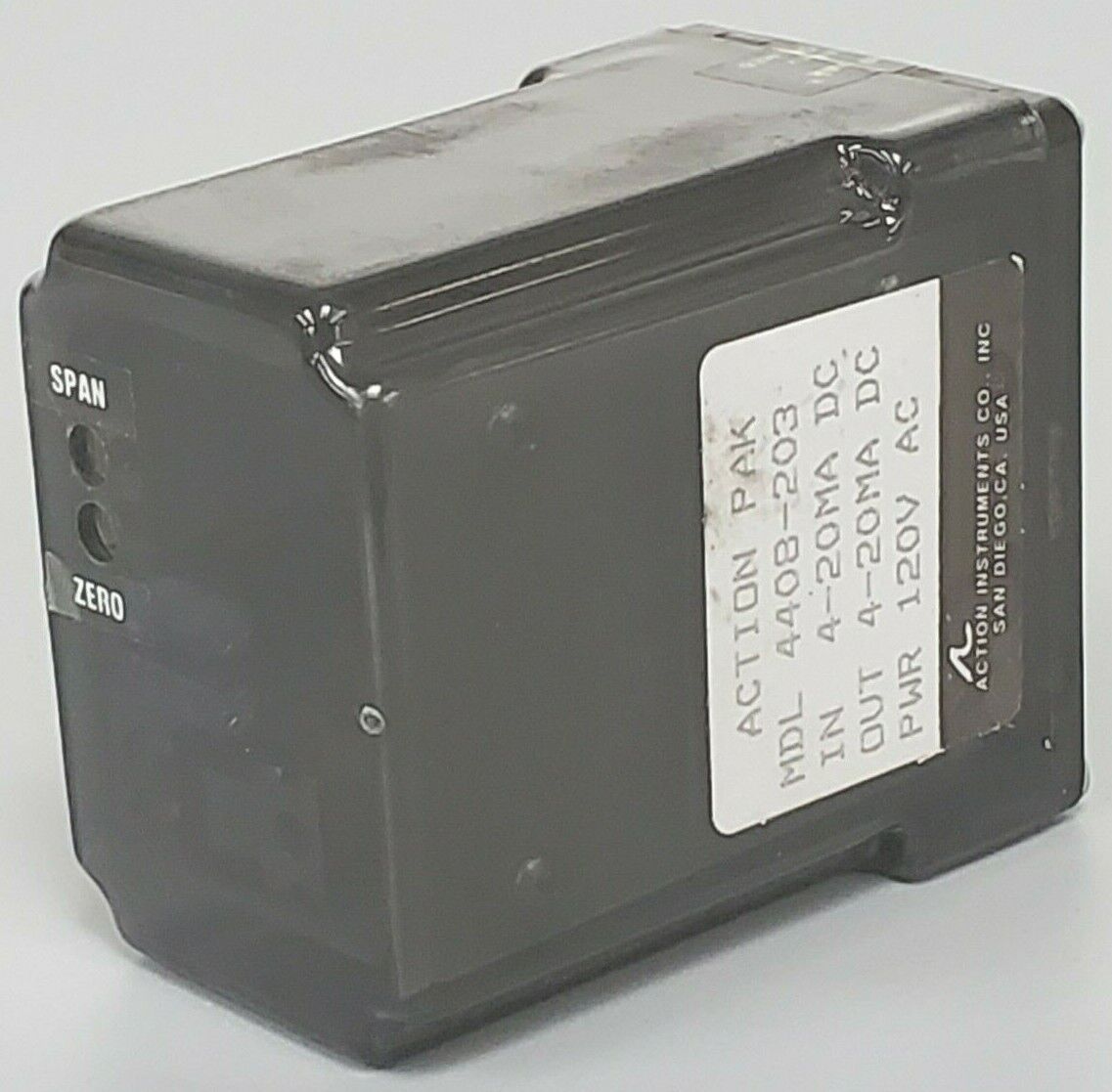 INVENSYS ACTION INSTRUMENTS 4408-203 RELAY CUSTOM 120VAC 4-20MA