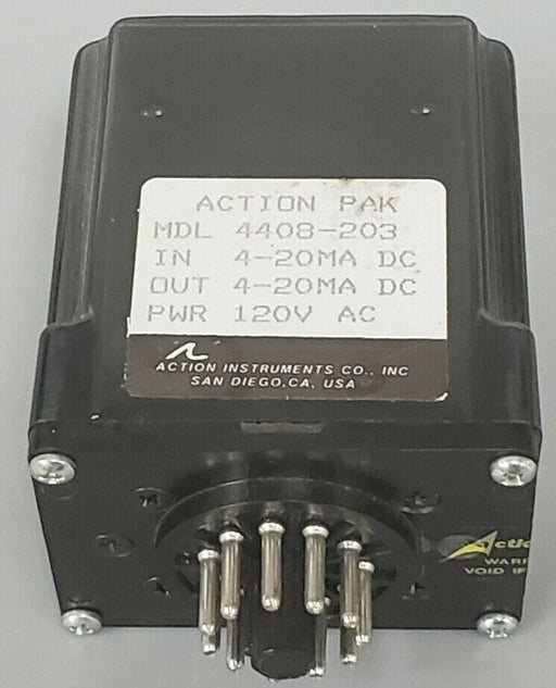 INVENSYS ACTION INSTRUMENTS 4408-203 RELAY CUSTOM 120VAC 4-20MA