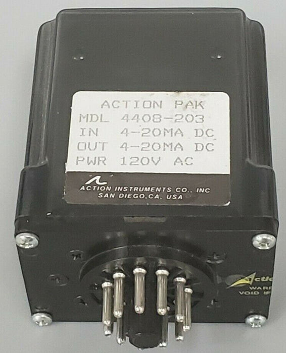 INVENSYS ACTION INSTRUMENTS 4408-203 RELAY CUSTOM 120VAC 4-20MA