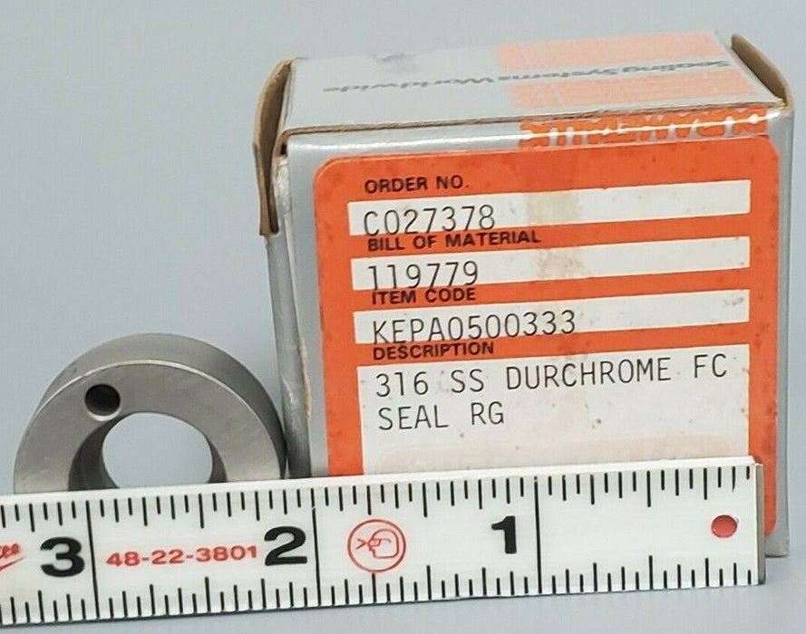 NIB DURAMETALLIC KEPA0500333 316 SS DURCHROME FC SEAL RING