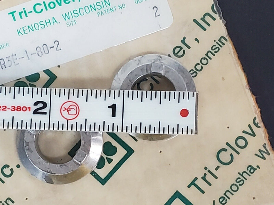 LOT OF 2 NEW TRI-CLOVER BJ R3E-1-80-2 SEAL RINGS