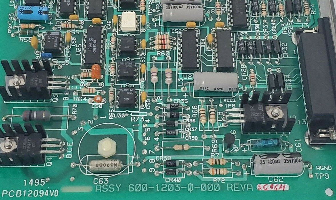GOULD / MODICON ASSY. 600-1203-0-000 REV. A CONTROLBOARD PCB 60012130000
