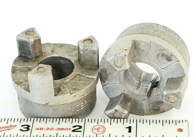 LOT OF 2 GERBIN G-100 3/4 COUPLING HUBS G100 0.75"