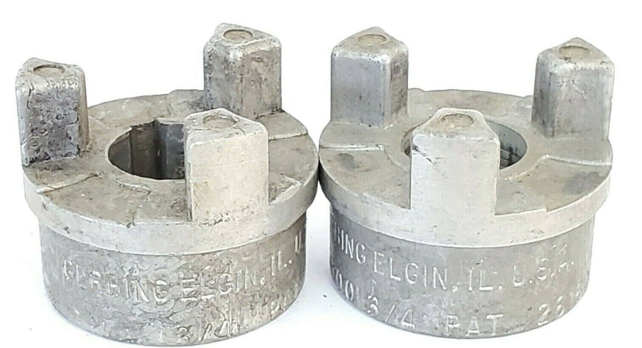 LOT OF 2 GERBIN G-100 3/4 COUPLING HUBS G100 0.75"