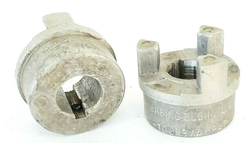 LOT OF 2 GERBIN G-100 3/4 COUPLING HUBS G100 0.75"