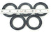 LOT OF 5 NEW AMERSHAM BIOSCIENCES 44-0515-01 TC-GASKETS 50.5/35MM EPDM