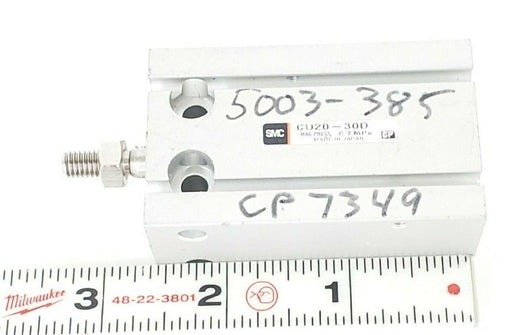 SMC CU20-30D DOUBLE ACTING CYLINDER FREE MOUNT 20MM CU2030D, 0.7 MPa