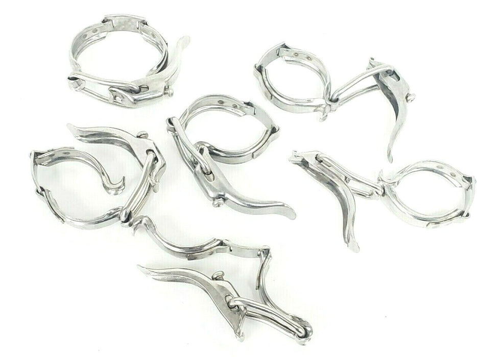 LOT OF 6 NEW TRI-CLAMPS 304 13MHLA150 CLAMPS TYPE 13 304 SS 1-1/2''