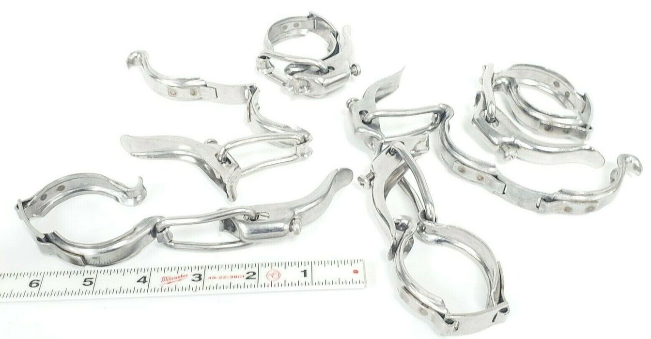 LOT OF 6 NEW TRI-CLAMPS 304 13MHLA150 CLAMPS TYPE 13 304 SS 1-1/2''