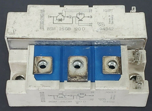 LOT OF 2 SIEMENS BSM25GB120D POWER MODULES 3-POLE