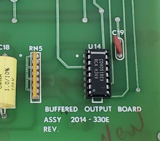 GENERIC ASSY. 2014-330E BUFFERED OUTPUT BOARD 1123-104E