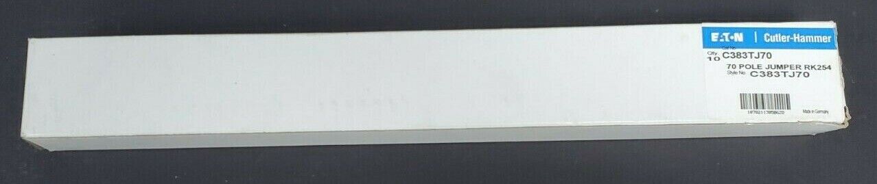 NIB EATON CUTLER-HAMMER C383TJ70 70 POLE JUMPER RK254  (QTY:10)