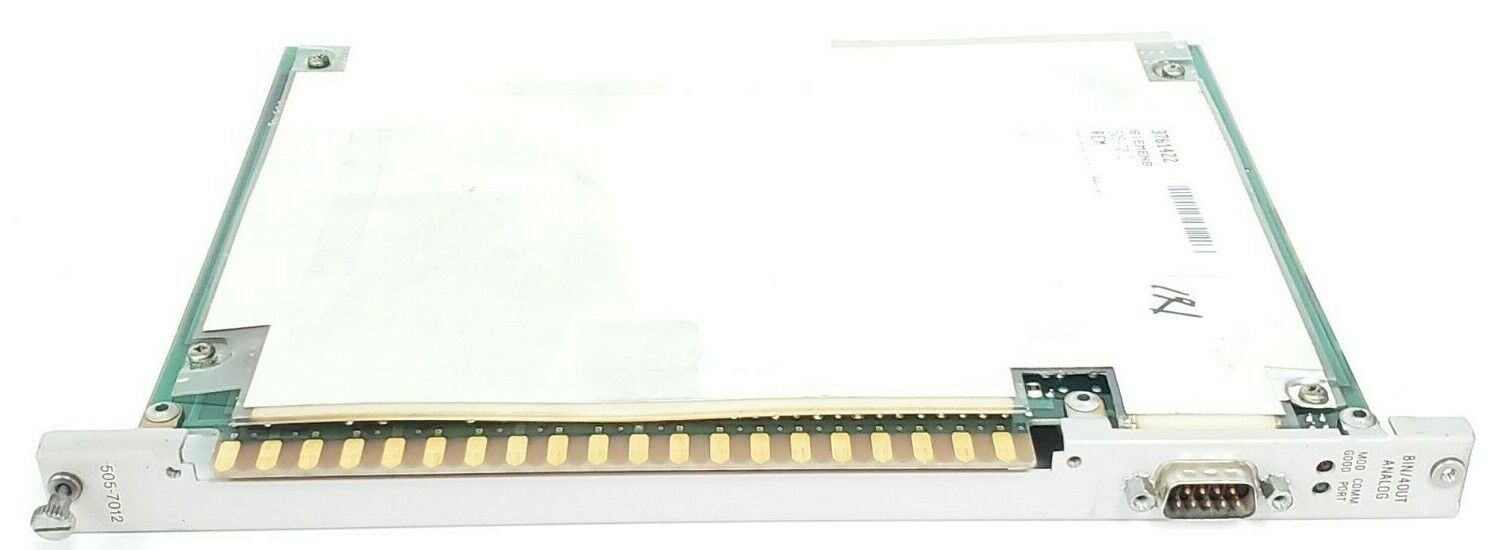 SIEMENS 505-7012 ANALOG MODULE 8 IN 4 OUT 5057012