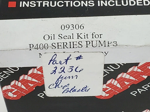 NIB GIANT 09306 OIL SEAL KIT FOR P400 SERIES PUMPS
