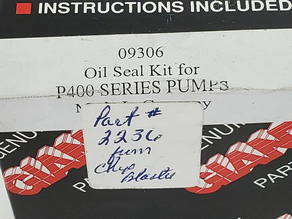 NIB GIANT 09306 OIL SEAL KIT FOR P400 SERIES PUMPS