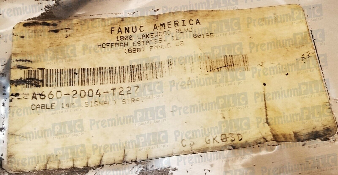 NEW FANUC A660-2004-T227/L14R03 CABLE 14M (SIGNAL) STRAIGHT A6602004T227 L14R03