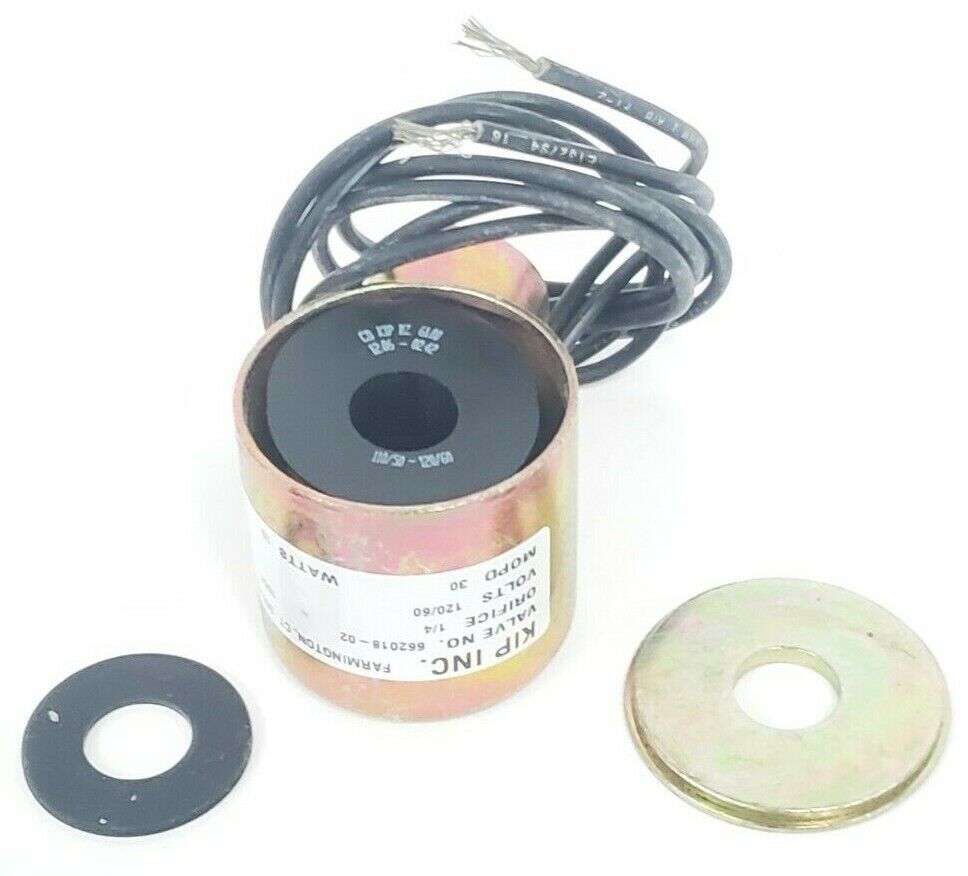 NEW KIP INC. 662018-02 SOLENOID VALVE ORIFICE: 1/4'' VOLTS 120/60