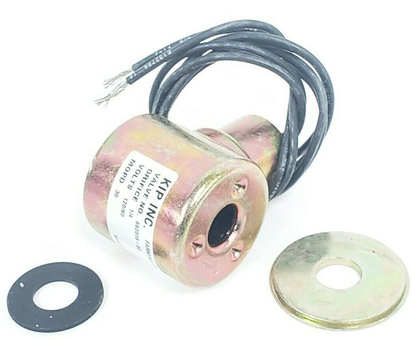 NEW KIP INC. 662018-02 SOLENOID VALVE ORIFICE: 1/4'' VOLTS 120/60
