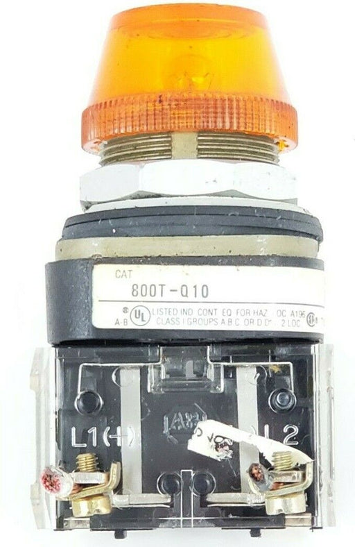 ALLEN BRADLEY 800T-Q10 SER. T PILOT LIGHT 800TQ10 AMBER