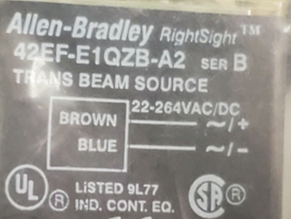 LOT OF 4 NEW ALLEN BRADLEY 42EF-E1QZB-A2 TRANSMITTED BEAM SOURCE SER. B