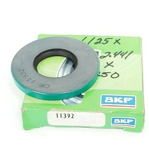 NIB SKF 11392 OIL SEAL SPRING RETAINED 1-1/8IN ID 2.441IN OD 1/4IN WIDTH