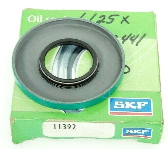 NIB SKF 11392 OIL SEAL SPRING RETAINED 1-1/8IN ID 2.441IN OD 1/4IN WIDTH