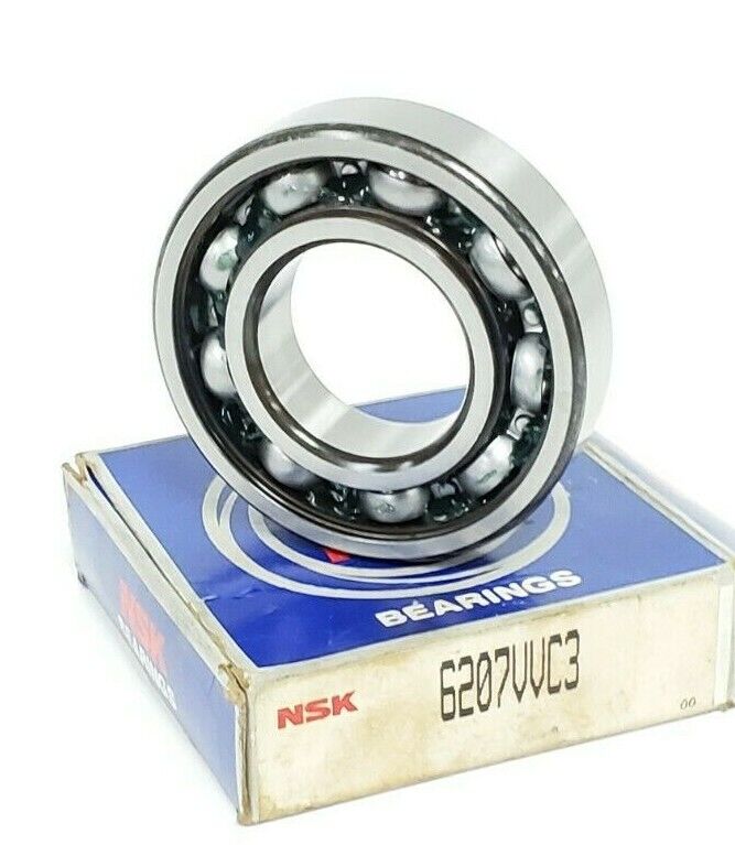NIB NSK 6207VVC3 6200 SERIES SINGLE ROW DEEP GROOVE BALL BEARING