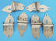LOT OF 6 OVERHEAD DOOR 400643-0004 HINGES 4006430004