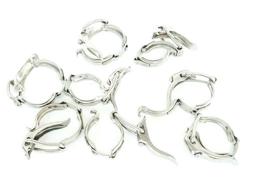 LOT OF 8 GENERIC 304 13MHLA150 HINGED TOGGLE CLAMPS 13MHLA 1-1/2" S 13MHLA-1.5-S