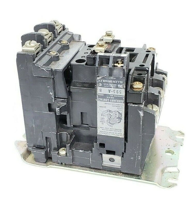 ALLEN BRADLEY 500F-BOD93 CONTACT STARTER SER. B, CB236 COIL (SMALL CRACK)