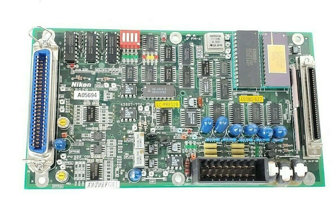 NIKON 4S007-770-D INTERFACE BOARD LC-PRES2B 4S080-627 4S007770D
