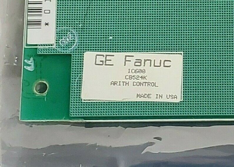 GE FANUC IC600CB524K ARITHMETIC CONTROL MODULE ALU3 44A720733-G01 IC600CB524