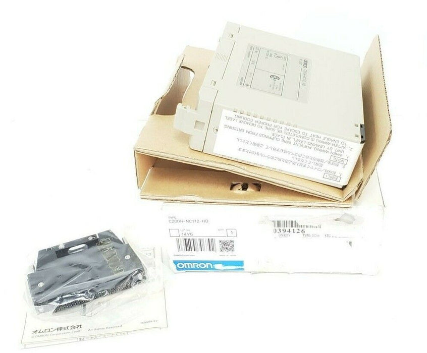 NIB OMRON C200H-NC112-HD STEPPER CONTROL UNIT 12-24VDC / 5-24VDC C200HNC112HD