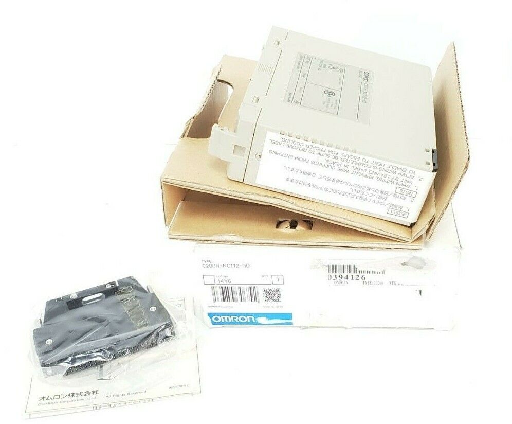 NIB OMRON C200H-NC112-HD STEPPER CONTROL UNIT 12-24VDC / 5-24VDC C200HNC112HD
