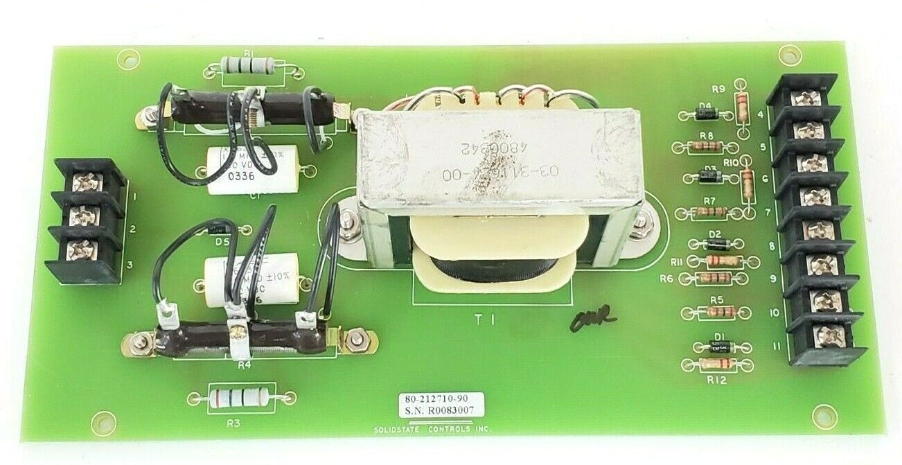 NEW SOLIDSTATE CONTROLS 80-212710-90 TRANSFORMER BOARD 03-311624-00