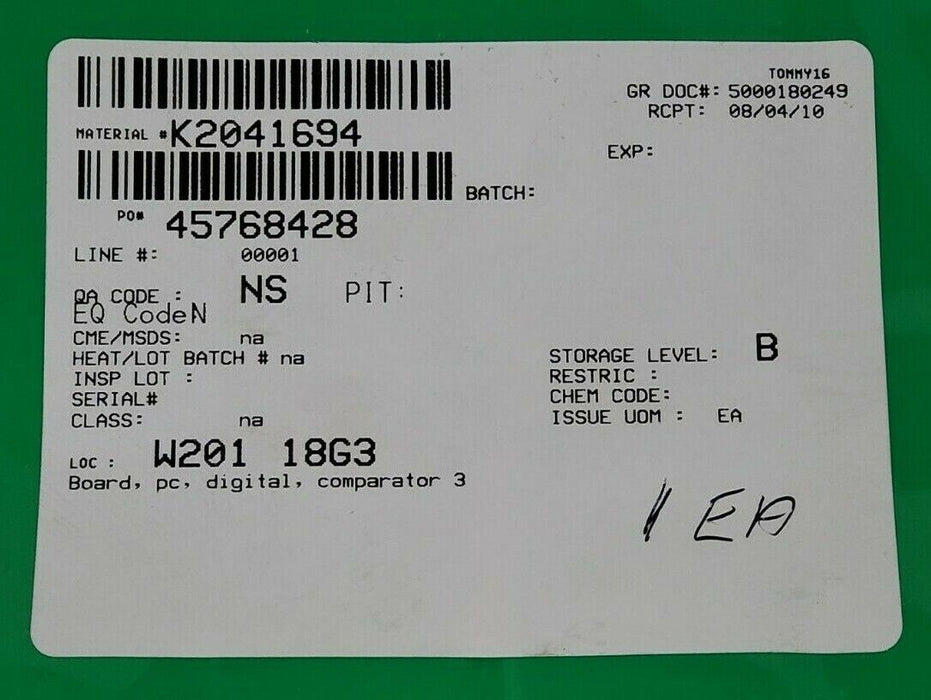 HAGAN 398545 DIGITAL COMP 3 BOARD REV. C 398542-002