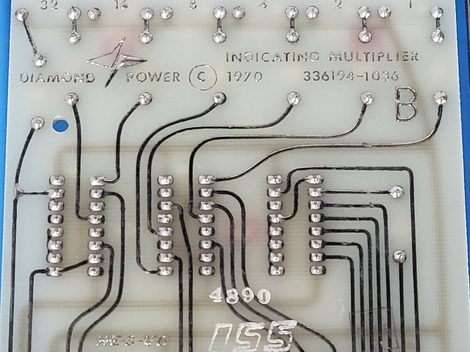 DIAMOND POWER 336194-1036 INDICATING MULTIPLIER BOARD REV. S 3361941036