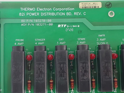 NEW THERMO ELECTRON 103271-00 82i POWER DISTRIBUTION BOARD REV. C 10370-00 CXP