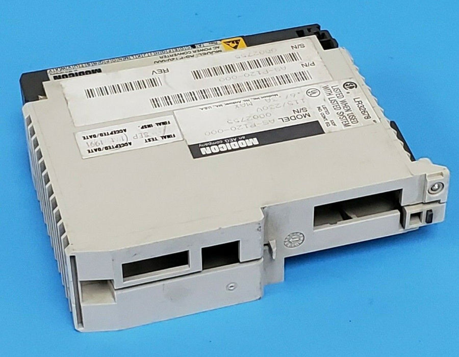 AEG / MODICON AS-P120-000 AC POWER CONVERTER REV. B 115/230V .6/.3A ASP120000