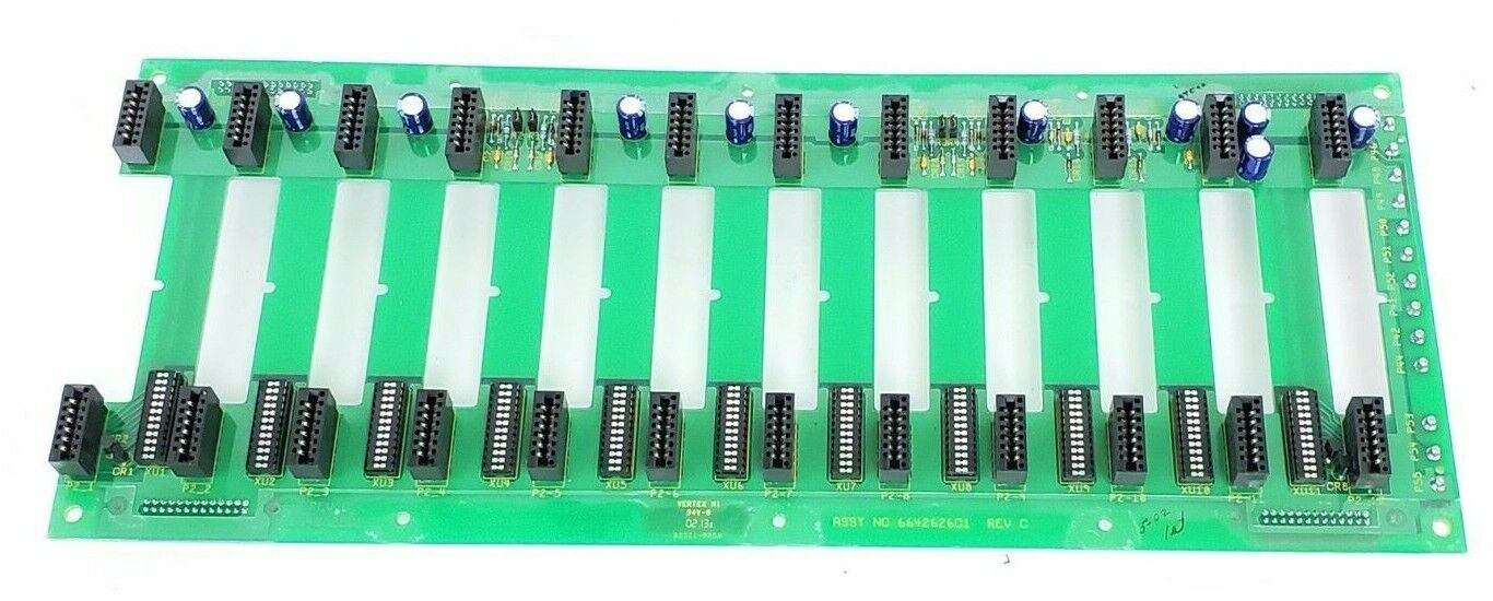 ABB 6642626C1 REV. C PC BOARD RACK ASSEMBLY B2521-005B