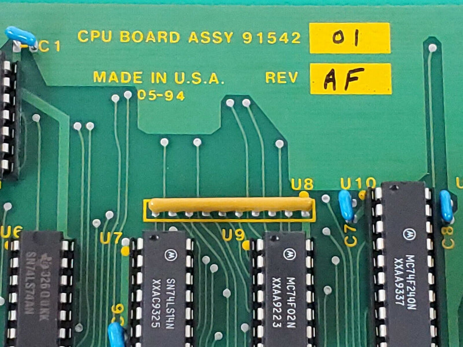 HATHAWAY CORP. 91542-01 CPU BOARD REV. AF 9154301V 9154201 (REPAIRED)