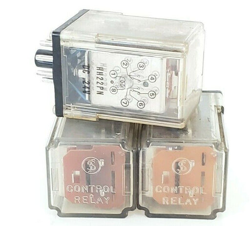 LOT OF 3 FUJI ELECTRIC HH22PN DC 24V CONTROL RELAYS HH22PNDC24V