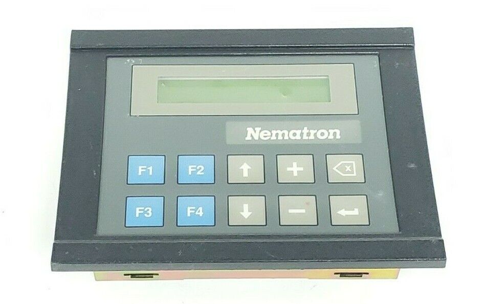 REPAIRED NEMATRON CORP. IWS-30M OPERATOR INTERFACE LCD 10KEY 0.5AMP 24VDC IWS30M