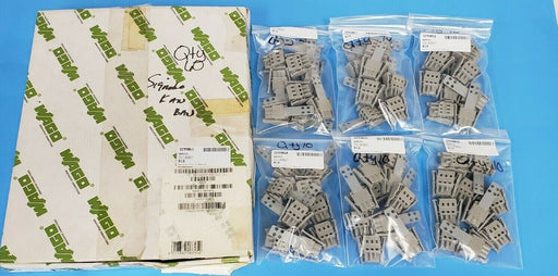 BOX OF 60 NEW WAGO 231-103/037-000 CONDUCTOR FEMALE PLUGGRAY 300V, 15A 231103037