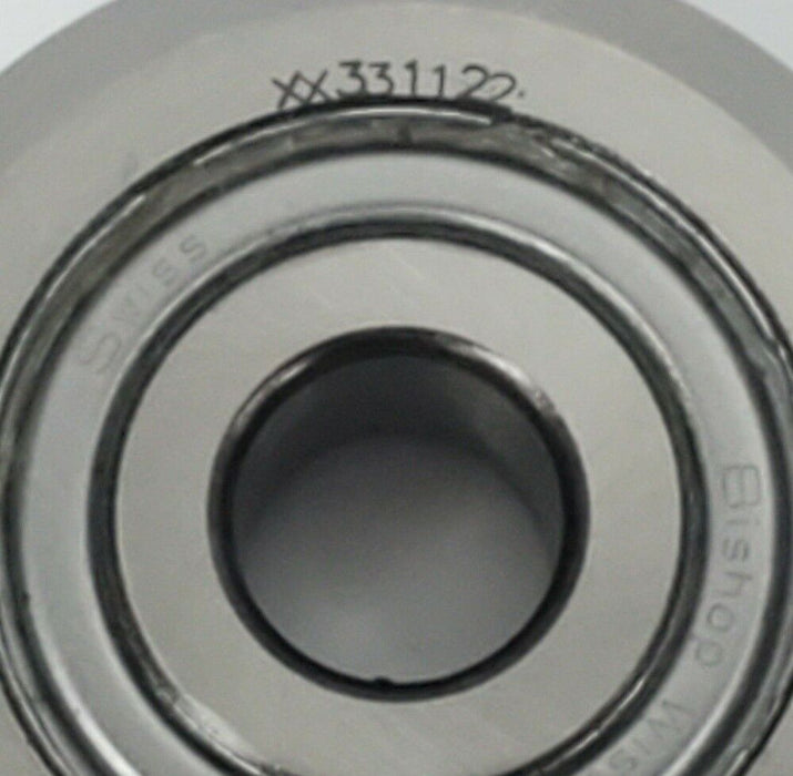LOT OF 3 BISHOP WISECARVER X312 W3 DUAL-VEE ROLLER GUIDE WHEELS 54-0030