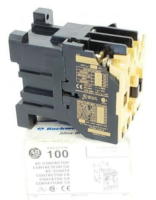 ALLEN BRADLEY 100-A24ND3 AC CONTACTOR, SER. C, 110/120VAC, 50/60HZ, 100A24ND3