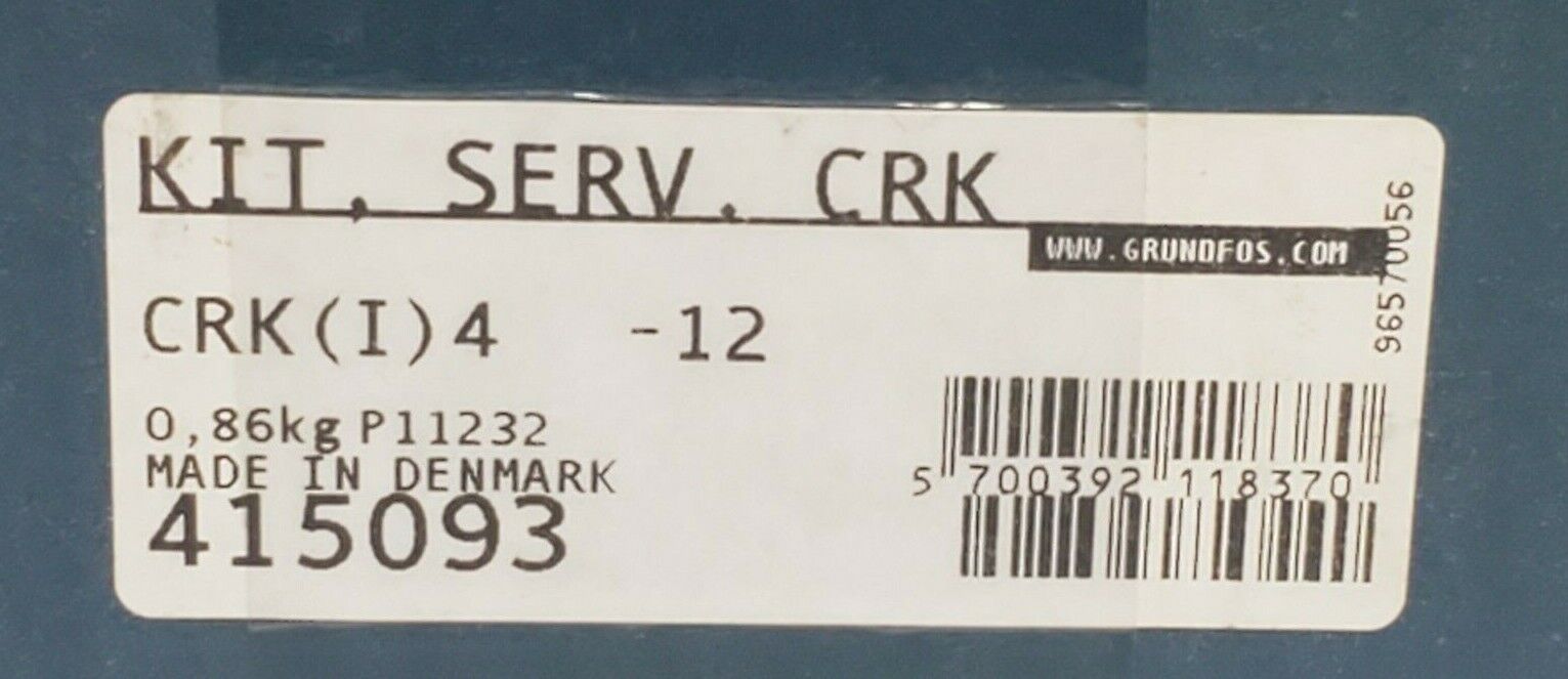 NIB GRUNDFOS 415093 KIT, SERV. CRK CRK(I) 4 -12