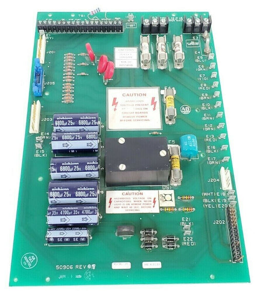 ALLEN BRADLEY 50906 POWER DISTRIBUTION BOARD REV. 7